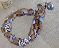 Bracciale Double marrone/grigio
