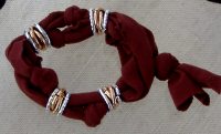 Bracciale Rock bordeaux